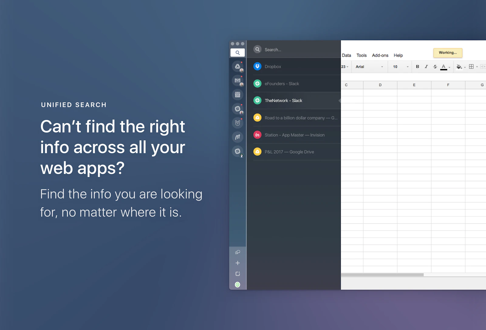 Station screenshot — One app to rule them all