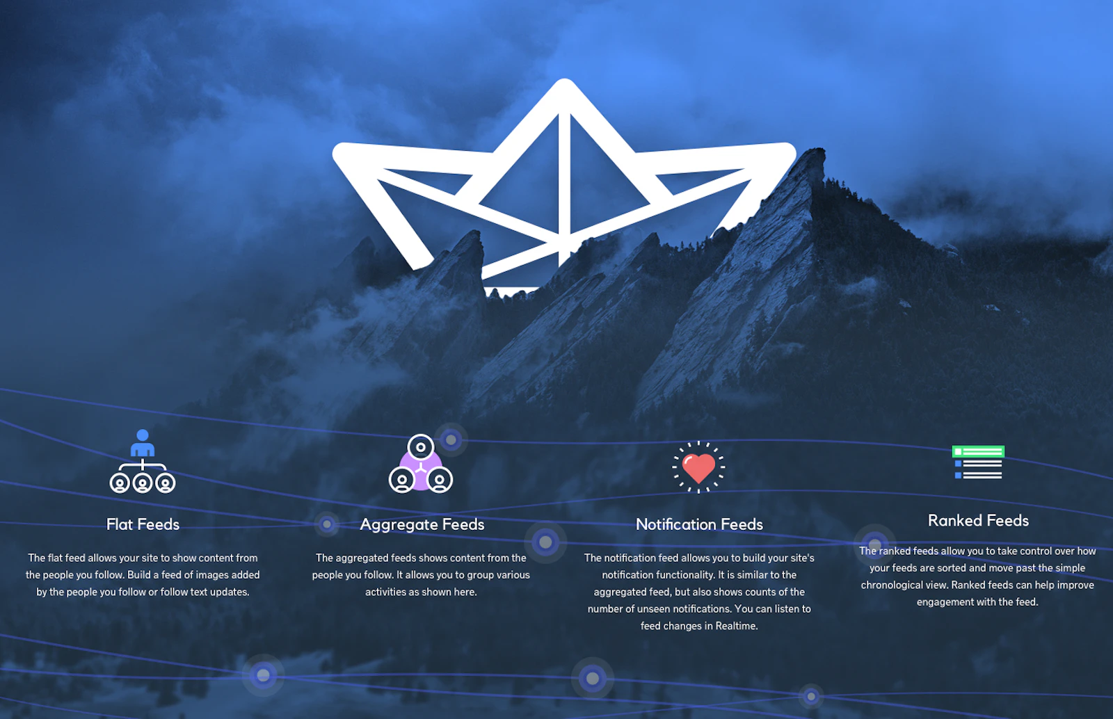 Stream 2.0 screenshot — API for building, scaling and personalizing feeds