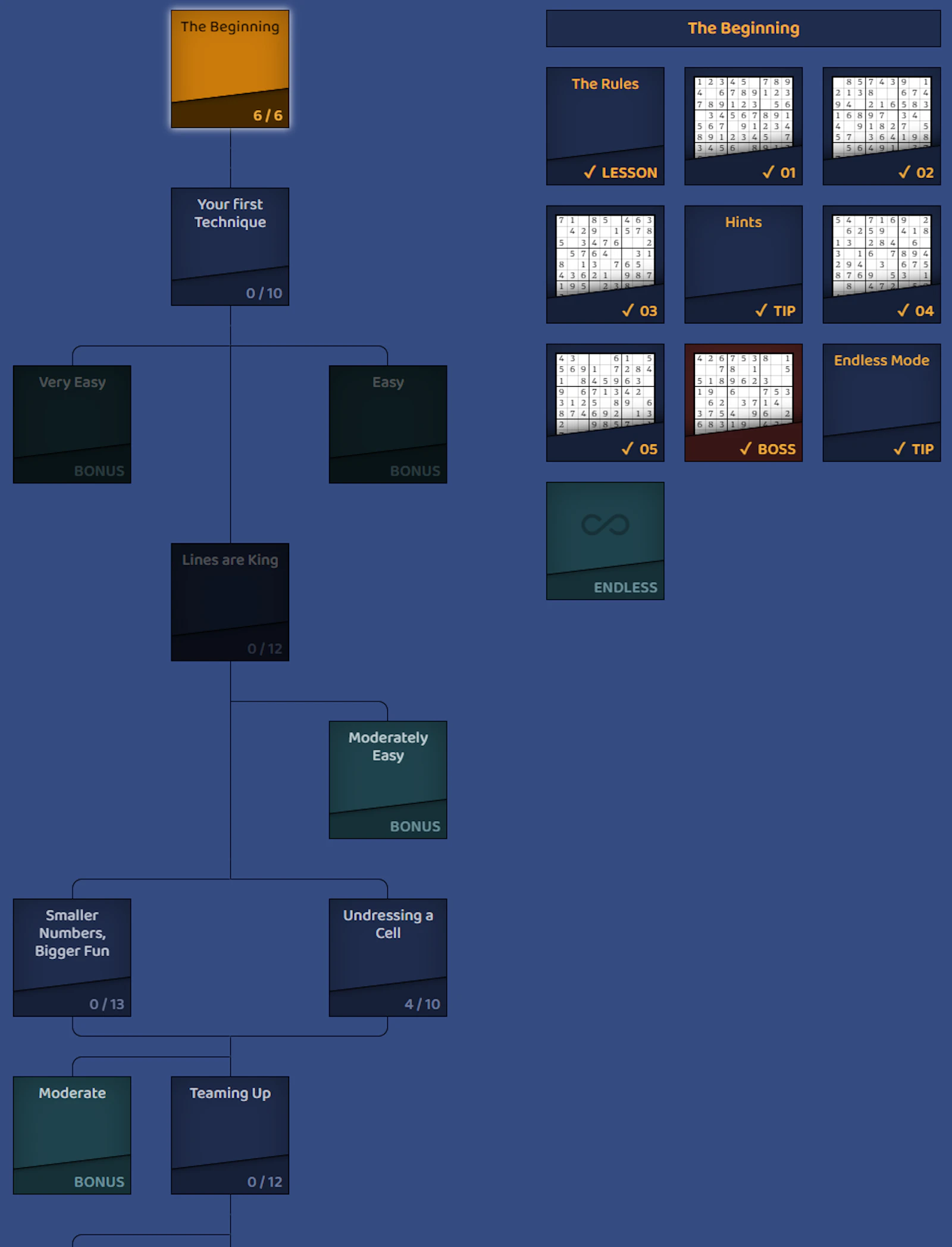 sudoku.coach screenshot — The best way to learn and play Sudoku