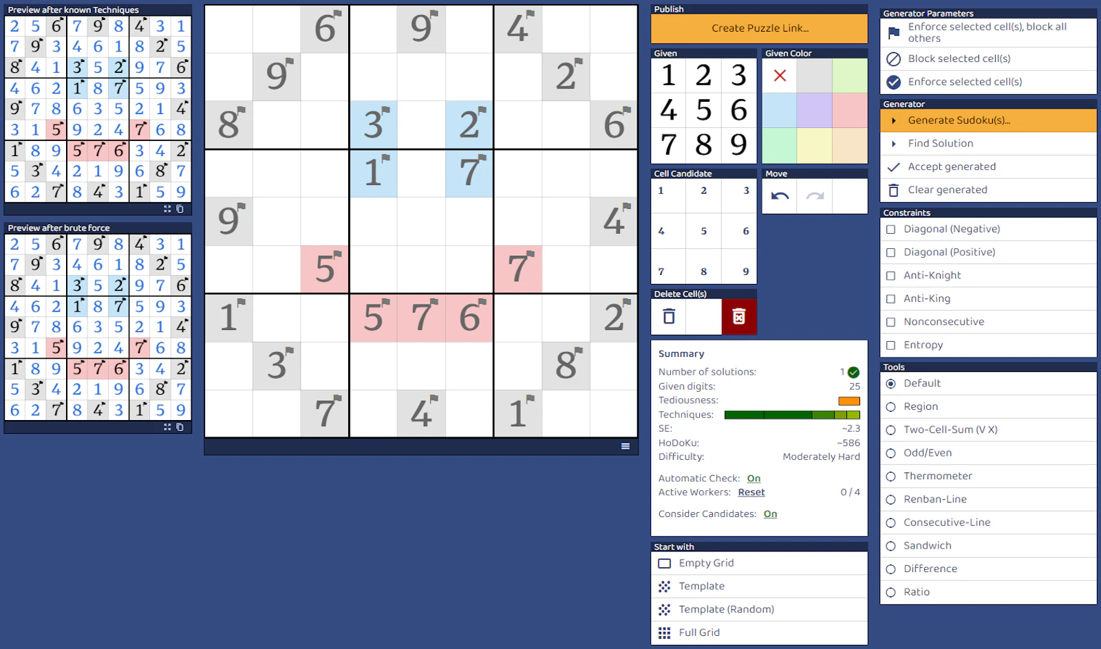 sudoku.coach screenshot — The best way to learn and play Sudoku