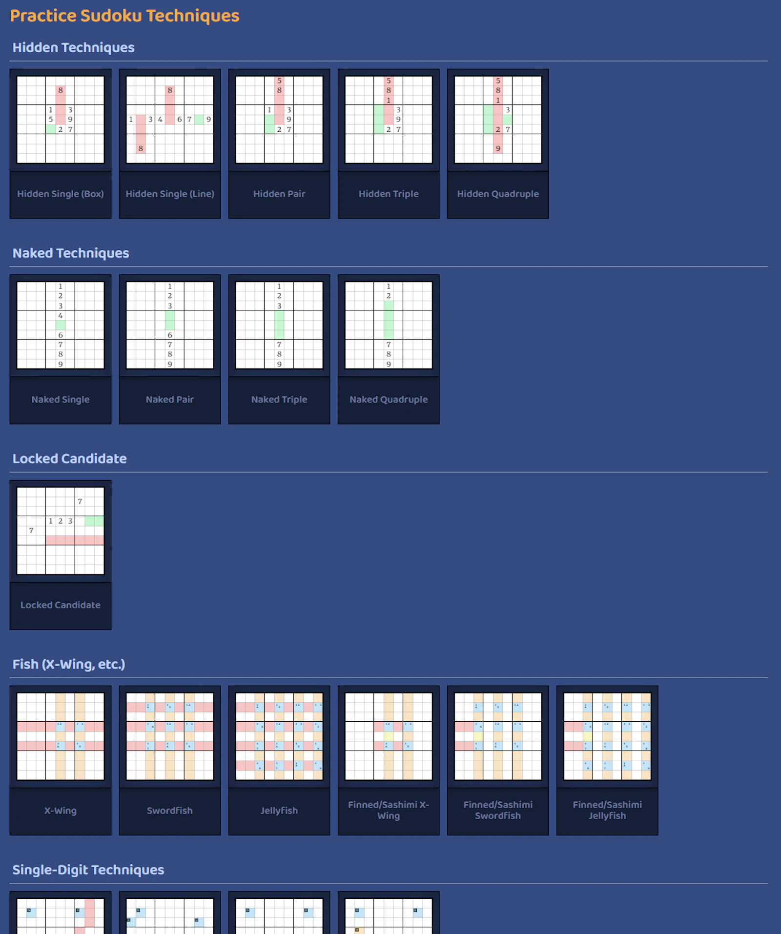 sudoku.coach screenshot — The best way to learn and play Sudoku