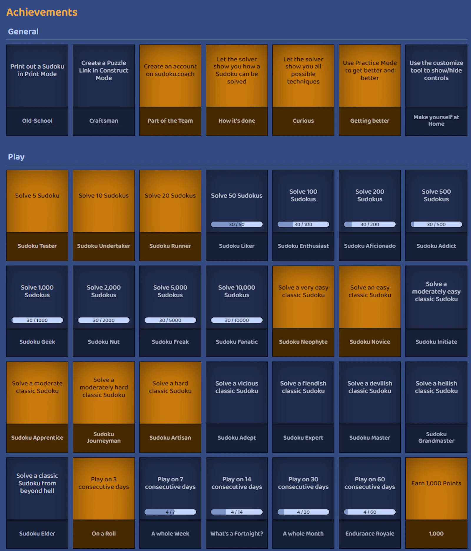sudoku.coach screenshot — The best way to learn and play Sudoku