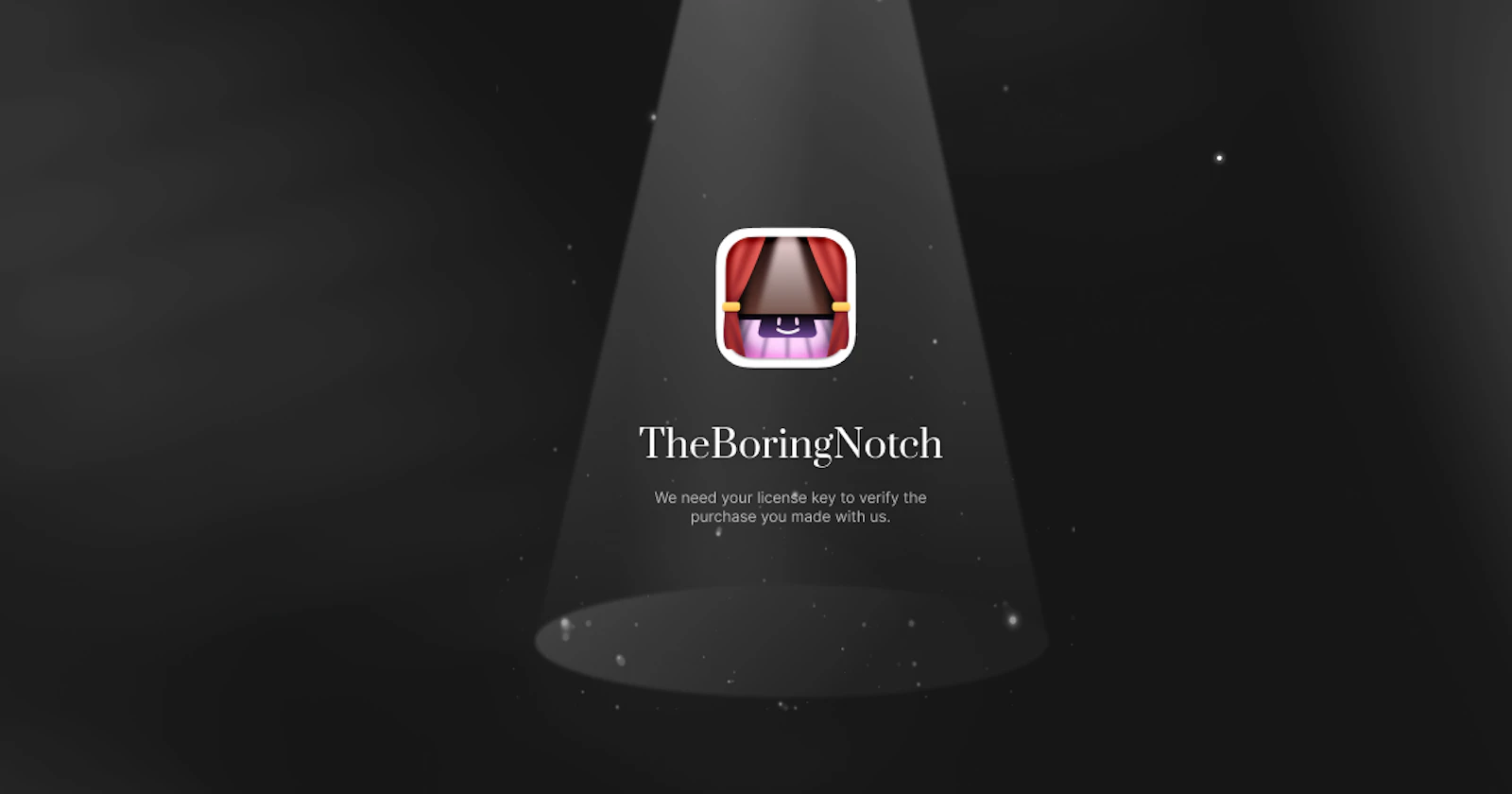TheBoringNotch screenshot — Open source Dynamic Island for your Mac's Notch