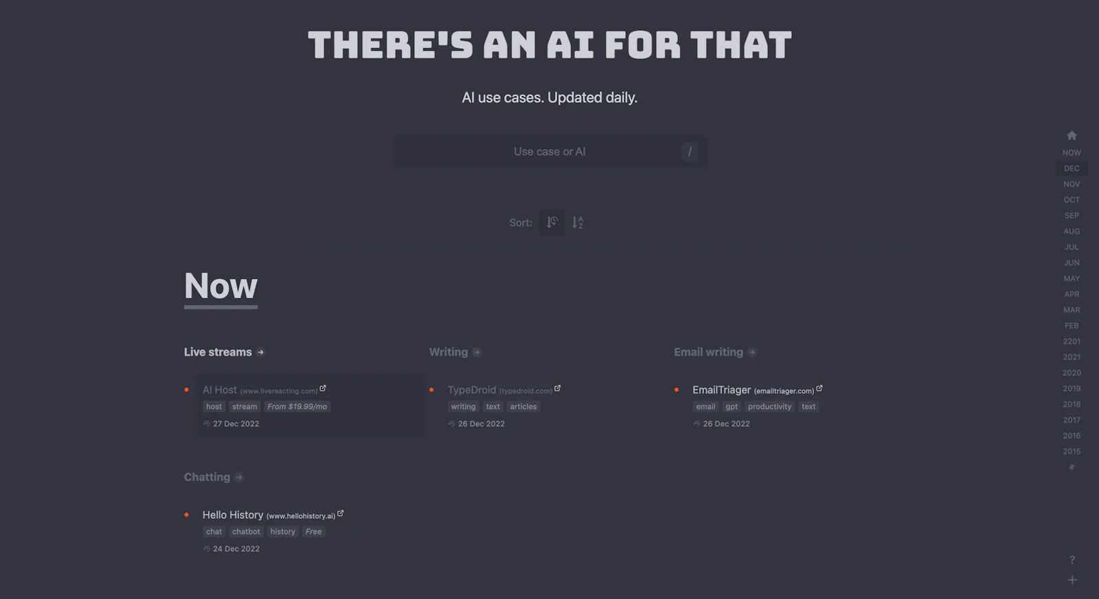 There's An AI For That preview