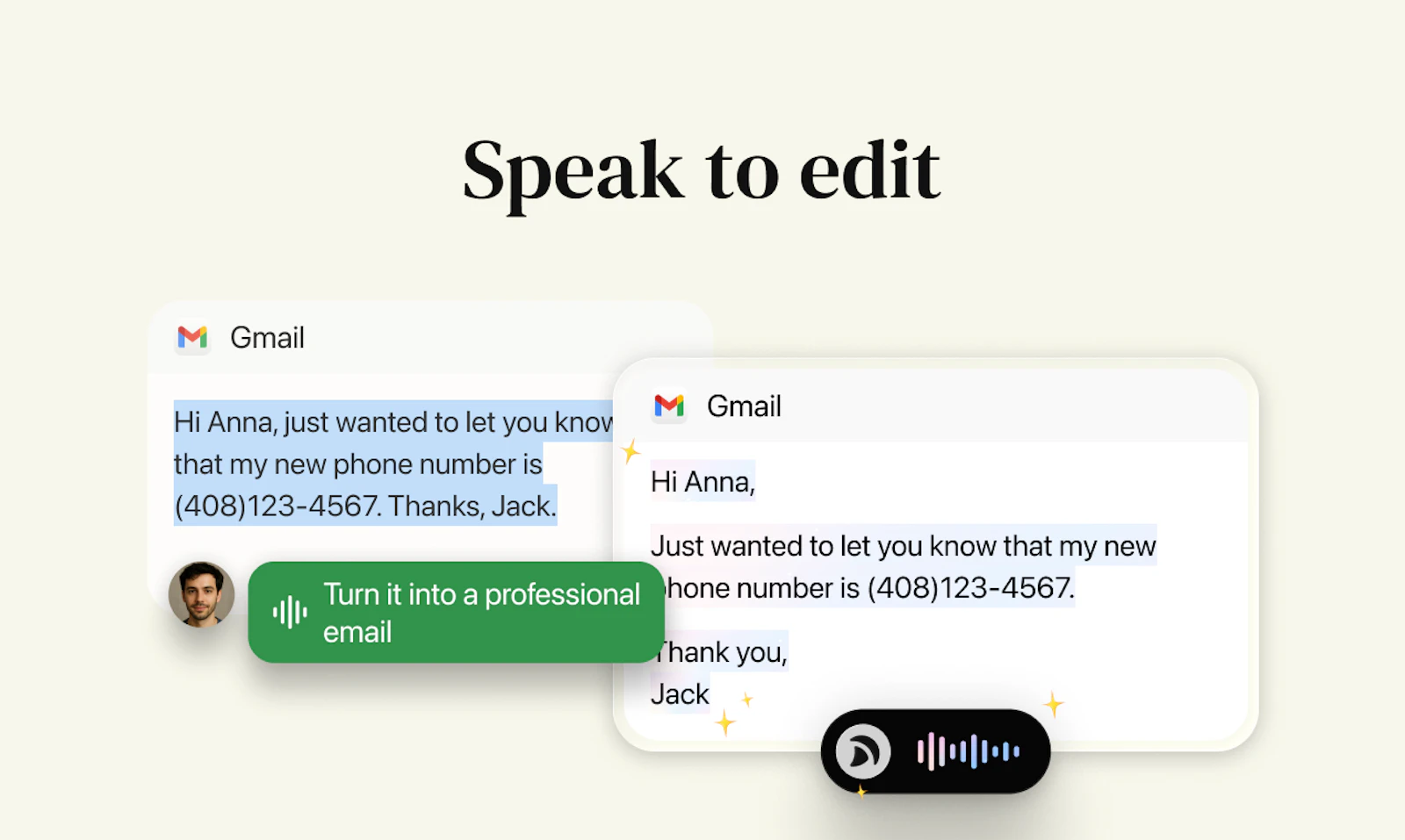 Typeless screenshot — AI voice dictation that's actually intelligent