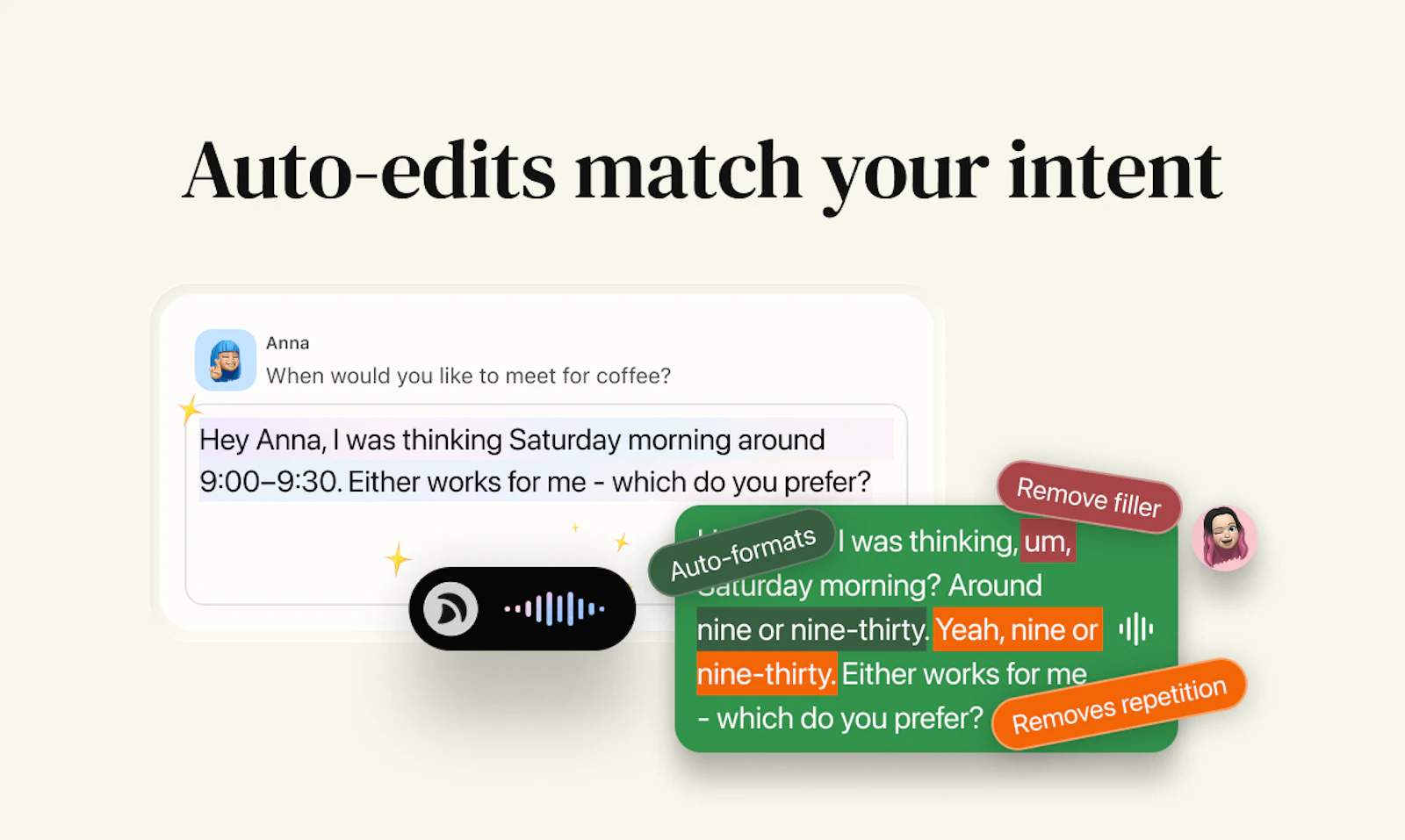 Typeless screenshot — AI voice dictation that's actually intelligent