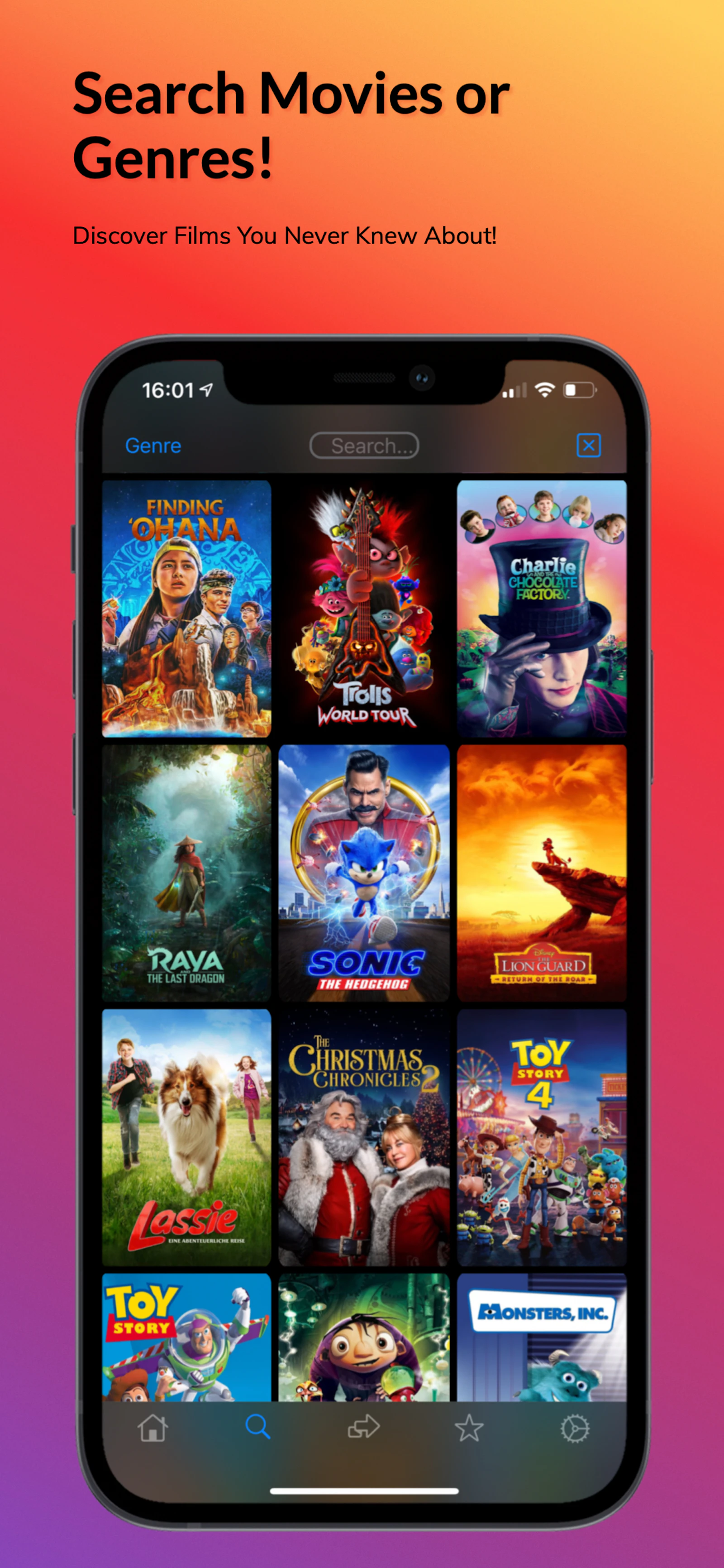 uFlix screenshot — Choose what to watch in a hassle free manner