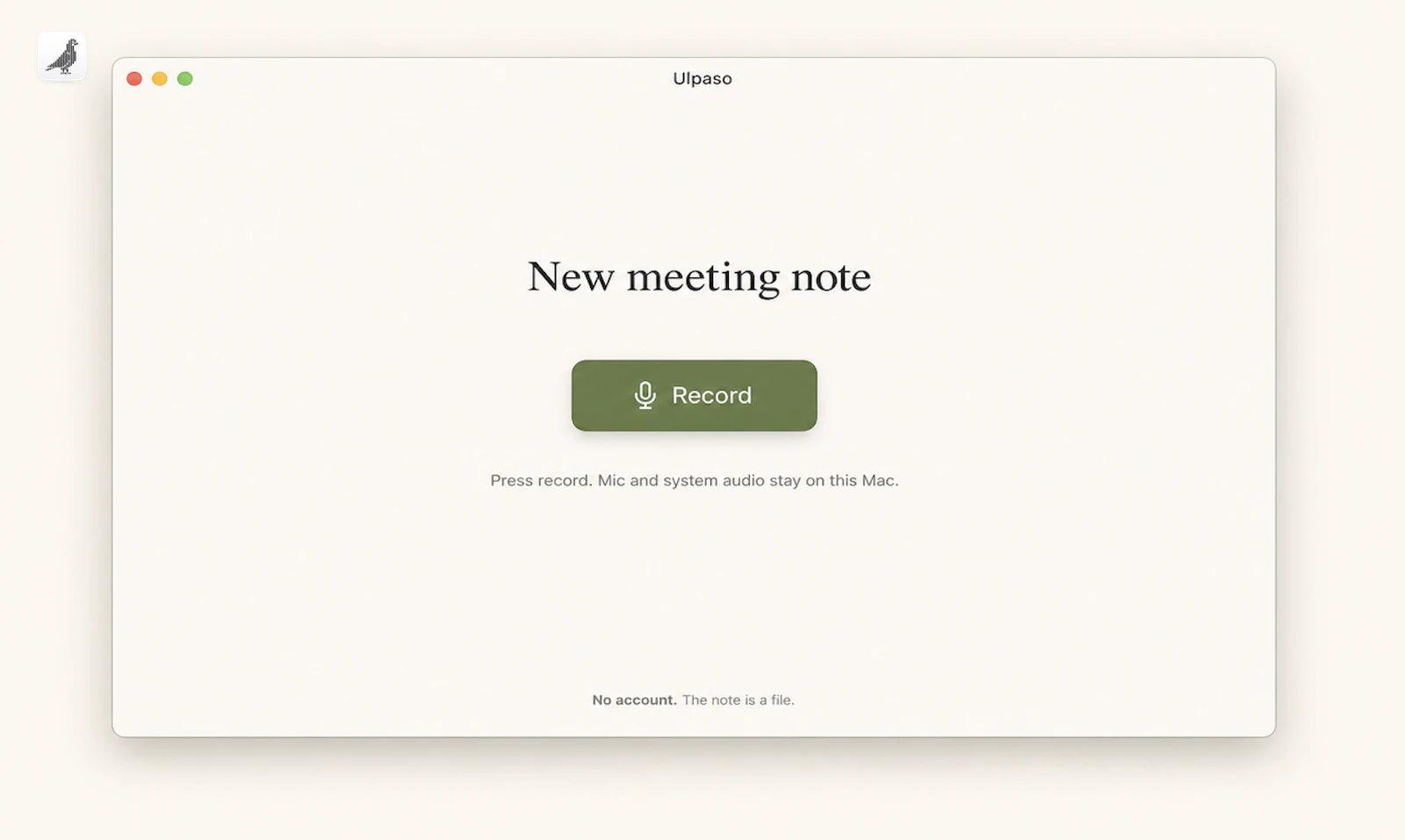 Ulpaso screenshot — Stop paying just to take meeting notes