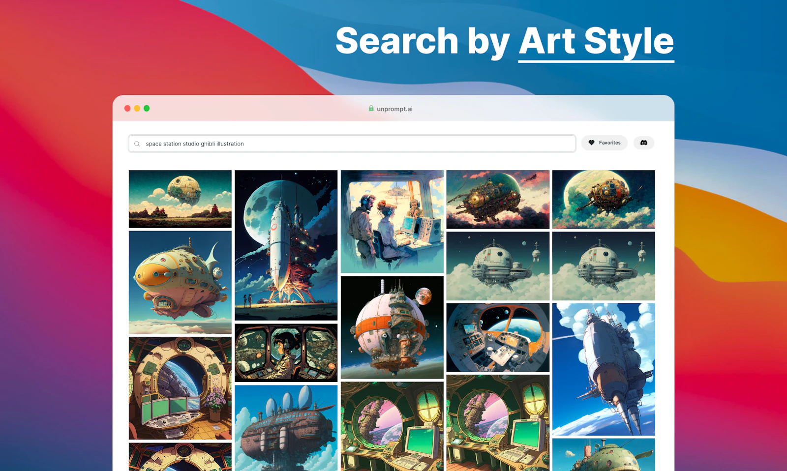 UnPrompt screenshot — Get stable diffusion prompts for any image, subject or style