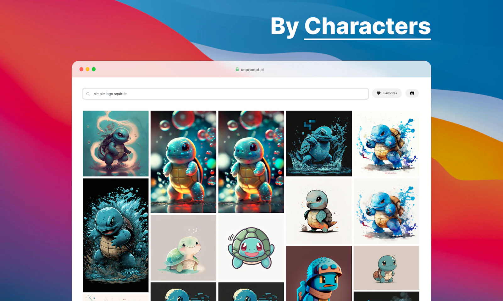 UnPrompt screenshot — Get stable diffusion prompts for any image, subject or style