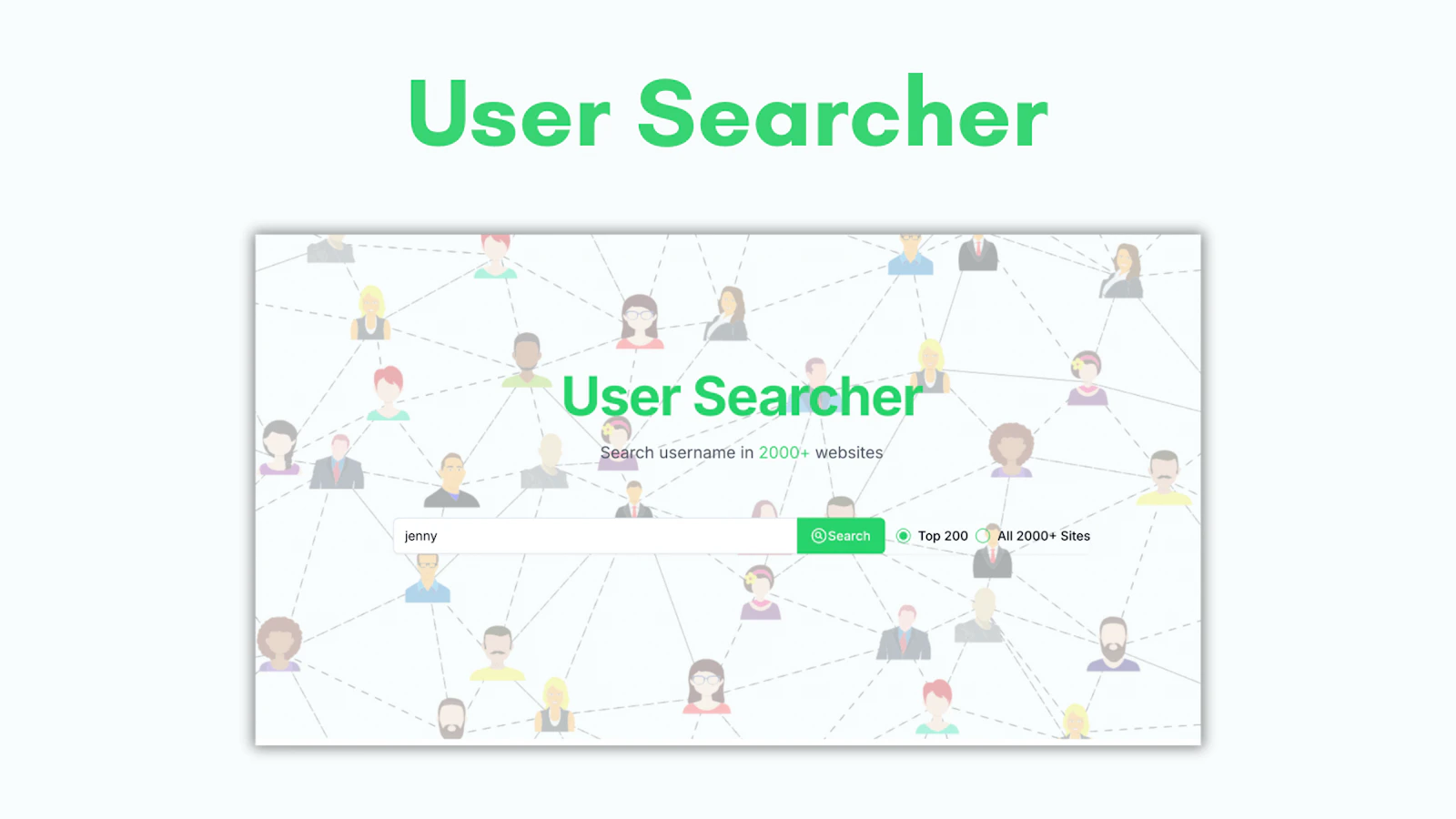 User Searcher screenshot