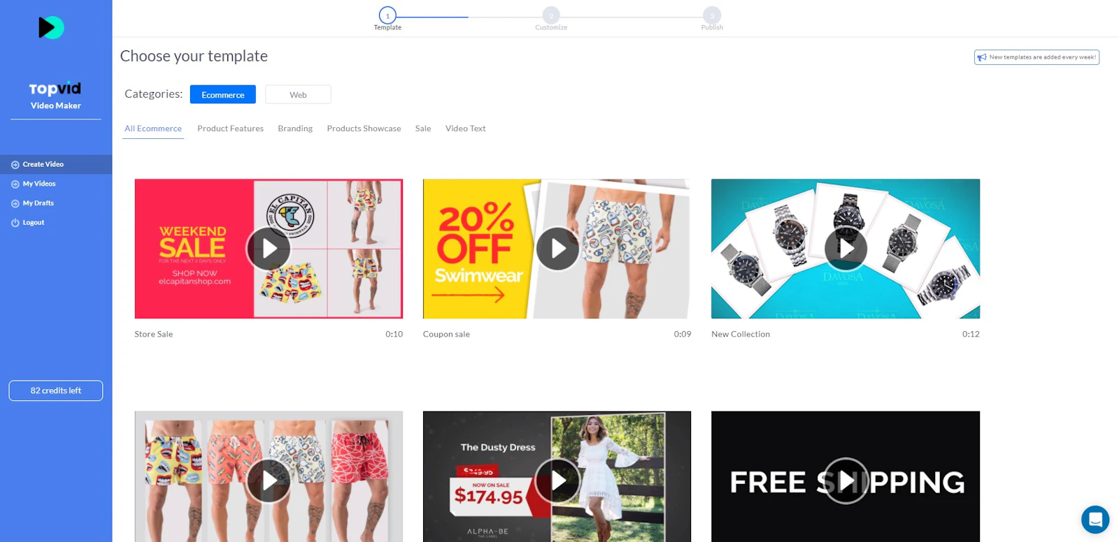 Video Ads Builder by TopVid screenshot — Sell more with stunning Facebook video ads