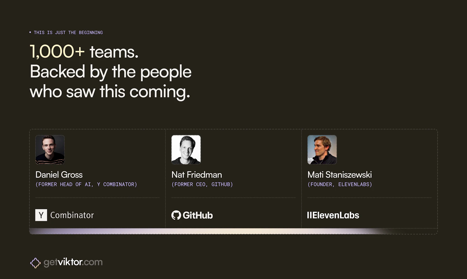 Viktor.com screenshot —  Your AI Coworker that proactively executes tasks