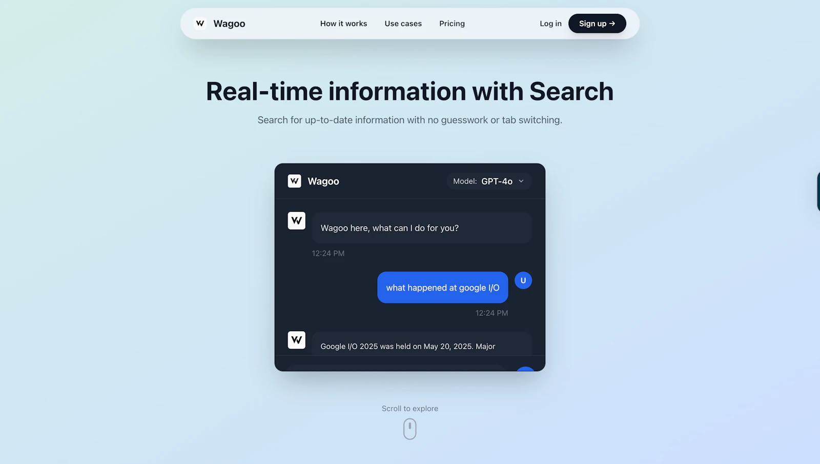 Wagoo screenshot — Private desktop assistant-reduce friction & run local