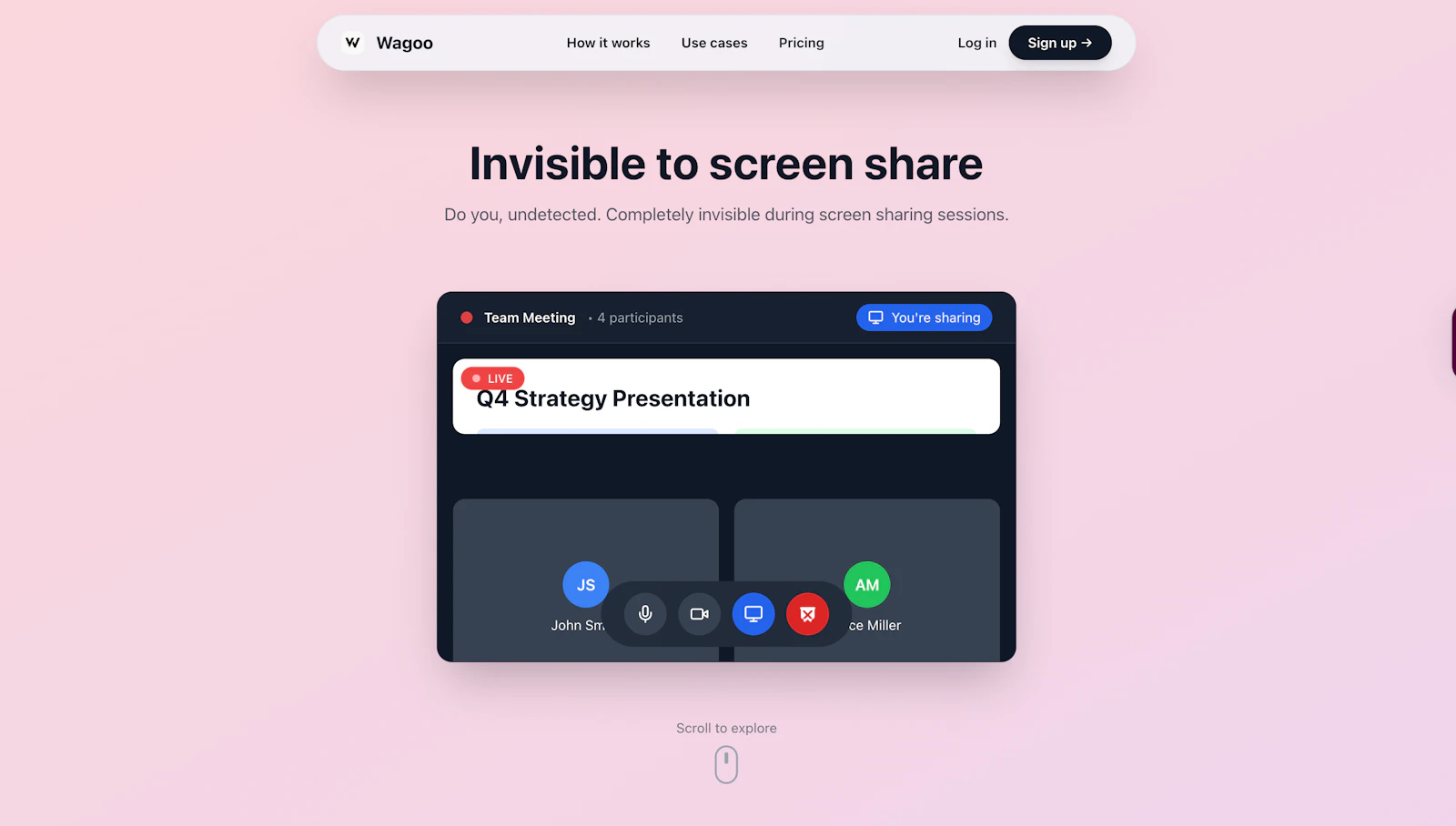 Wagoo screenshot — Private desktop assistant-reduce friction & run local