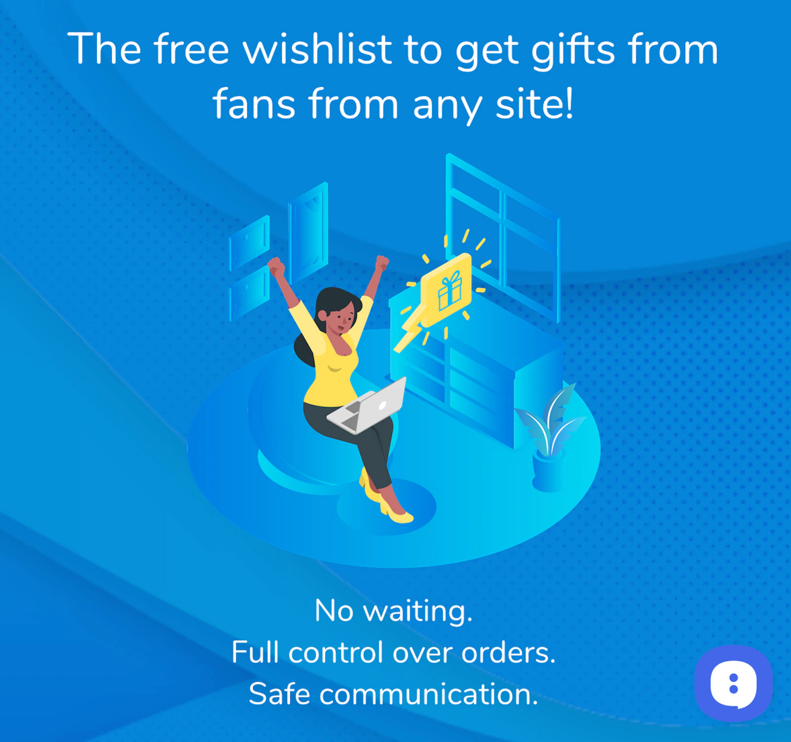 WishTender screenshot — Creators- Get gifts from your fans!