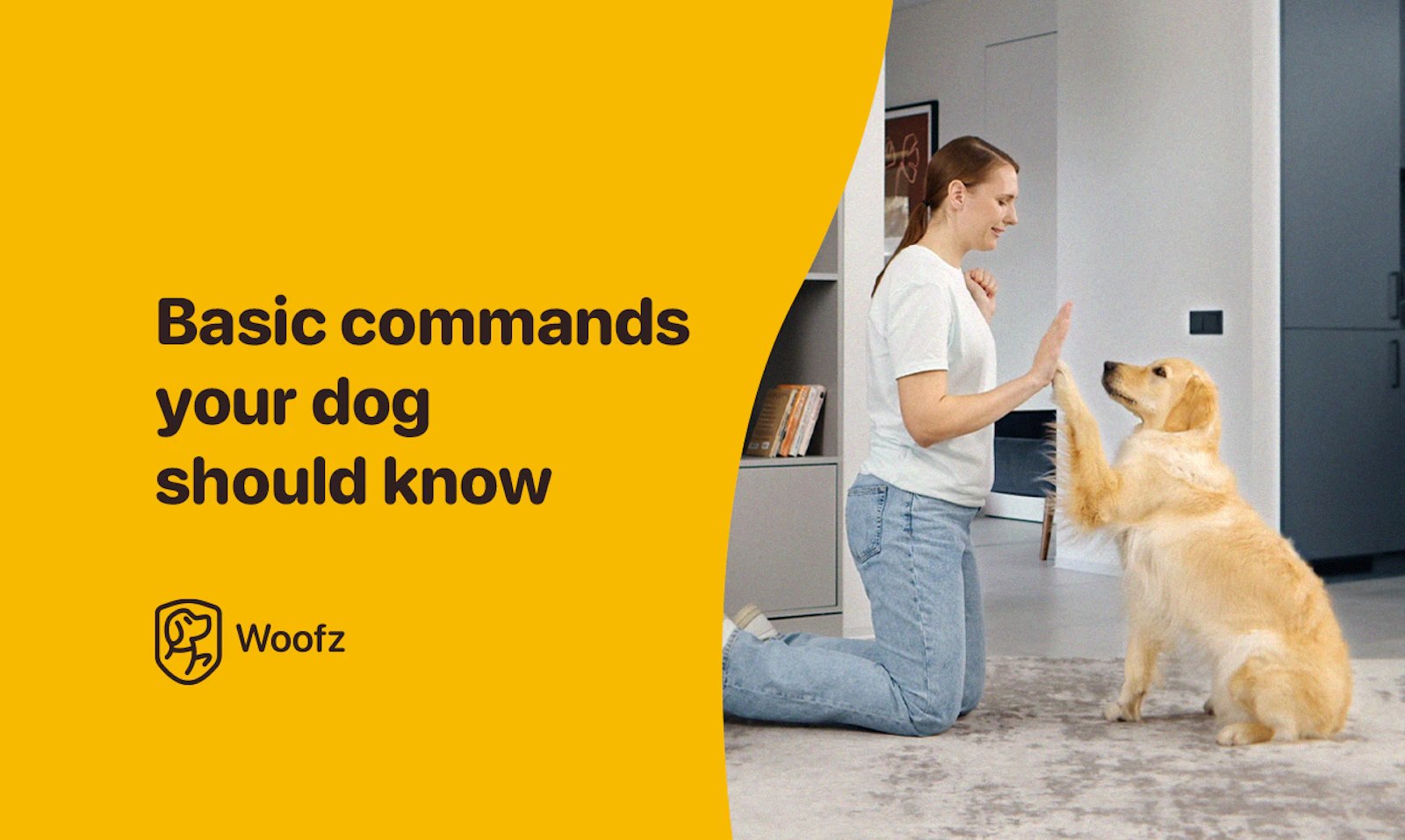 Woofz screenshot — Must-have dog training app for all dog owners & owners-to-be