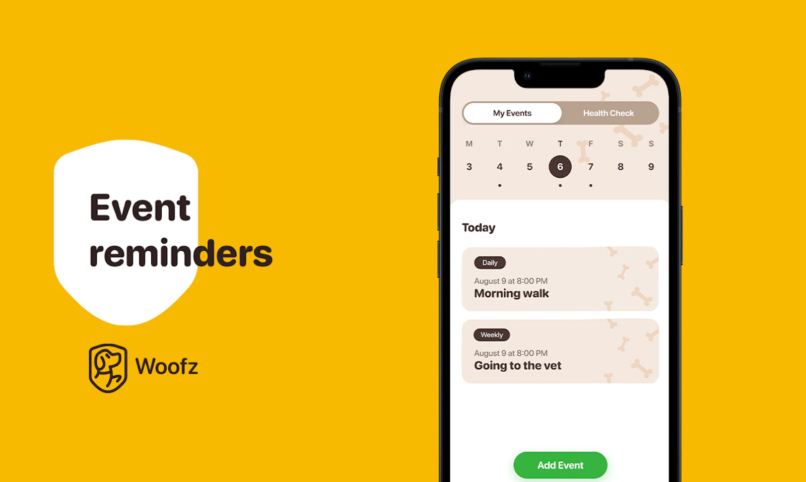 Woofz screenshot — Must-have dog training app for all dog owners & owners-to-be