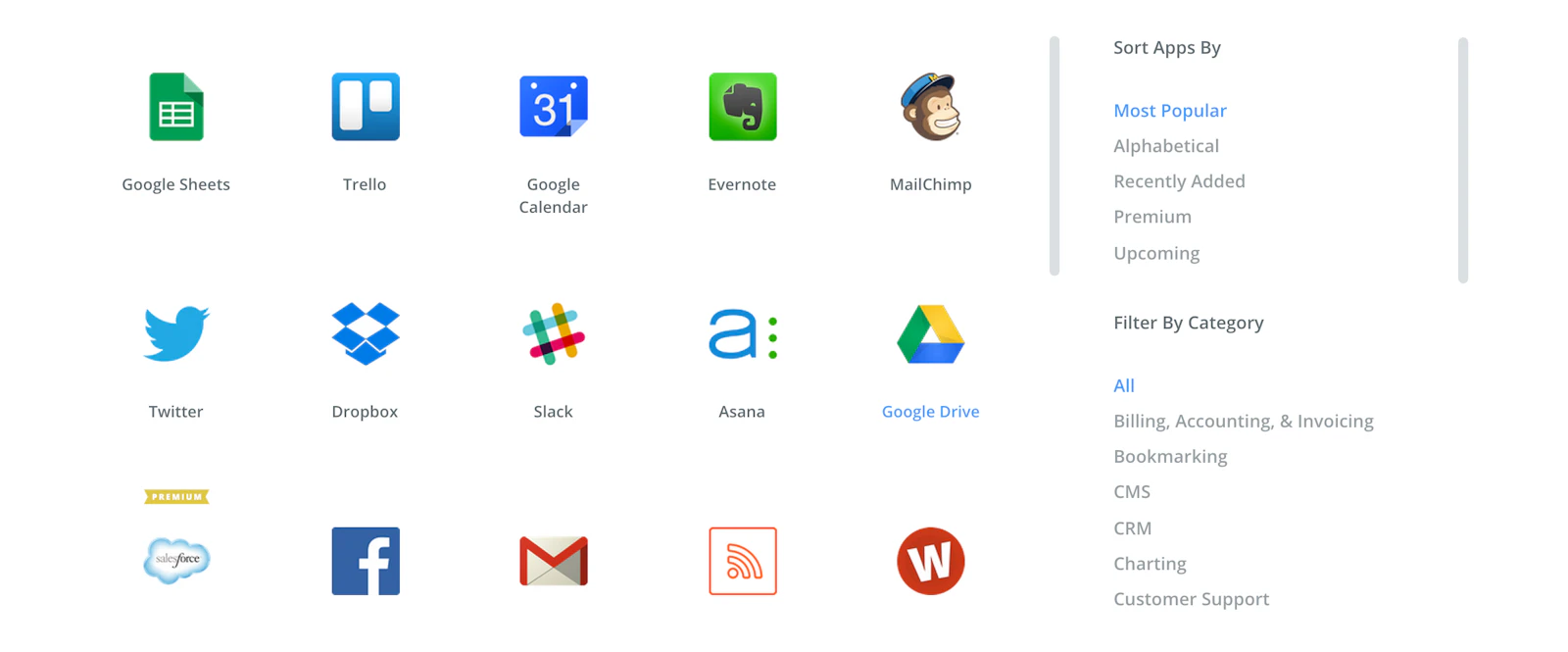 Zapier preview