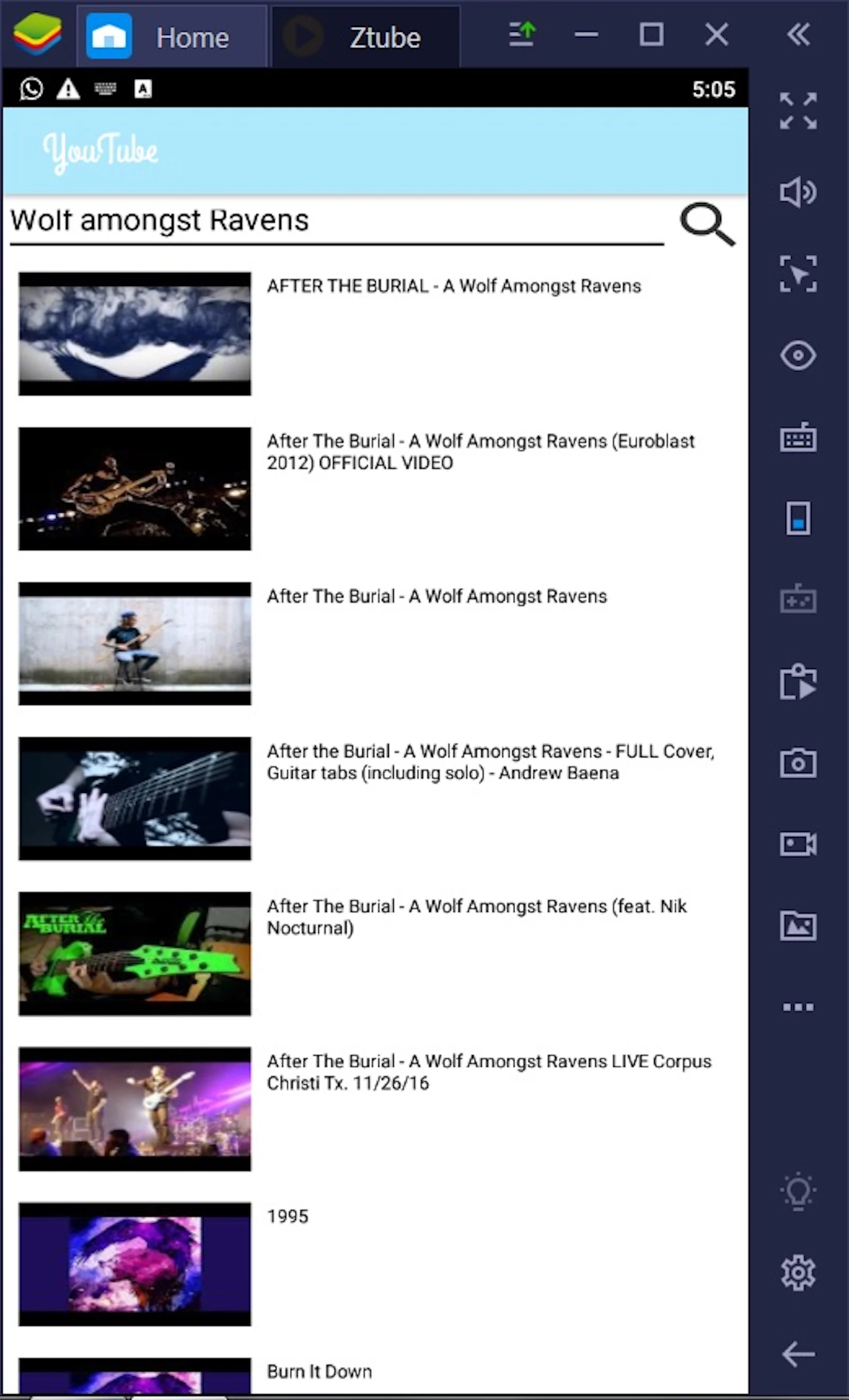 ZTube screenshot — Watch UTube Videos with your friends while chatting.