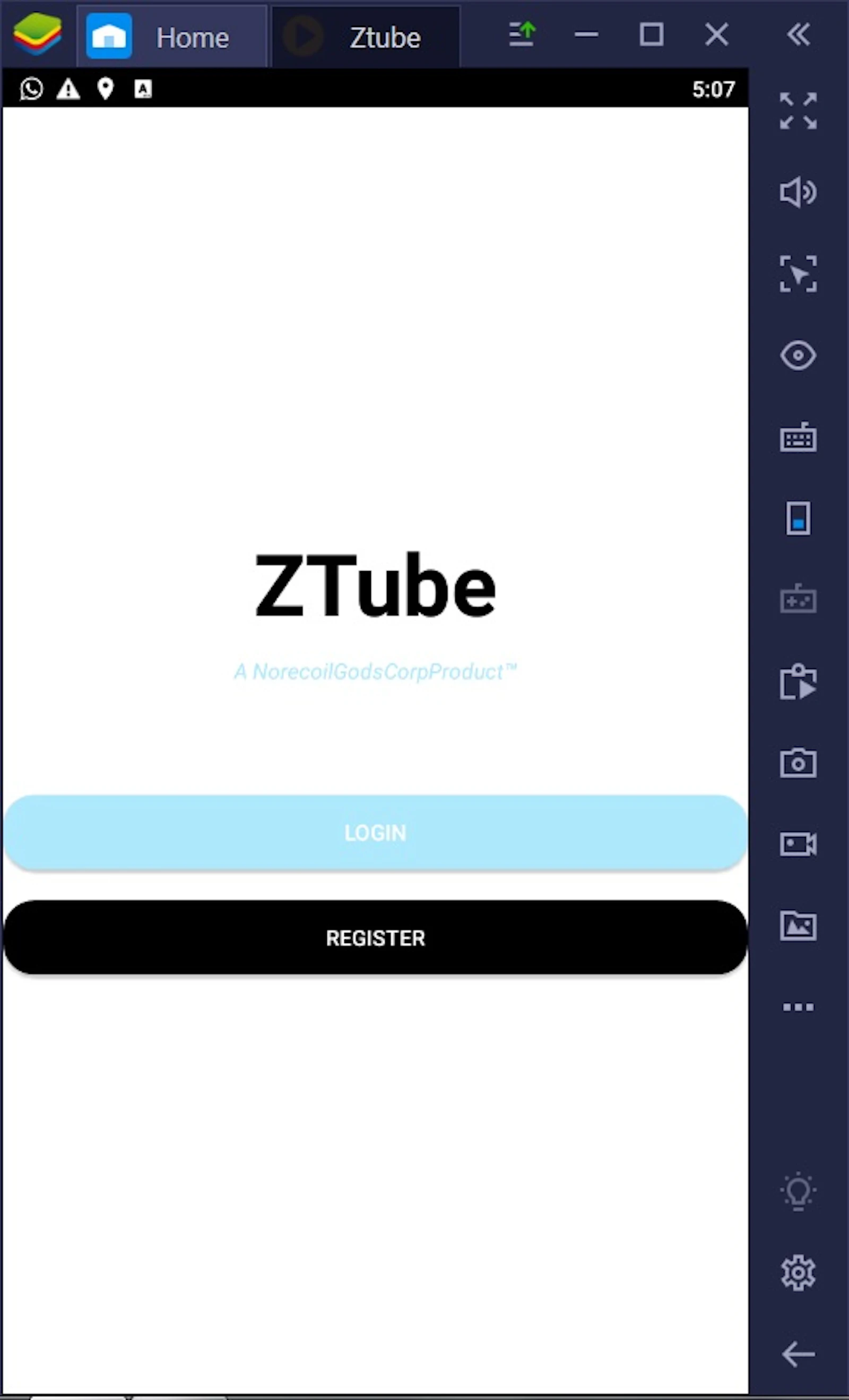 ZTube screenshot — Watch UTube Videos with your friends while chatting.